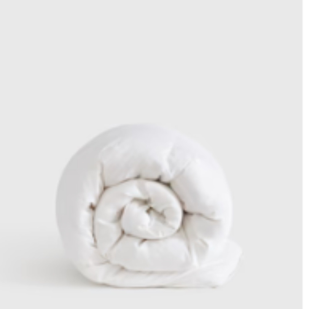 NWT Quince Premium Down Comforter in White, Queen-Size